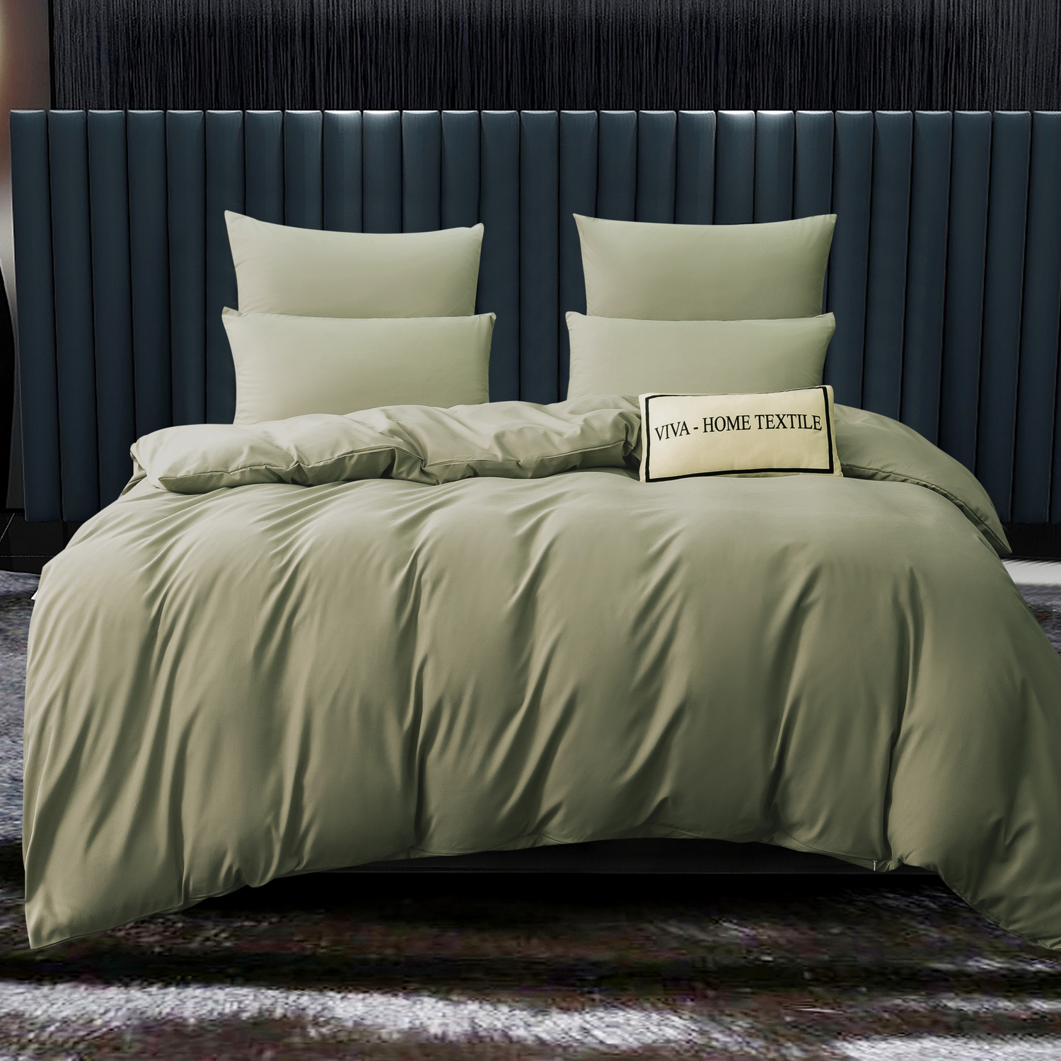 Комплект постельного белья Однотонный Сатин CS048-1133